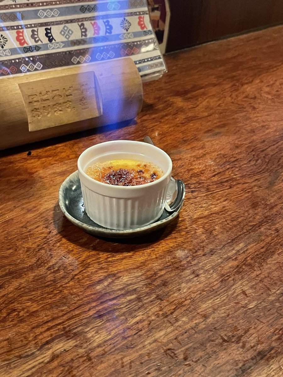 hon0615's tweet photo. いただきます🍮 https://t.co/pzWTxXsM45