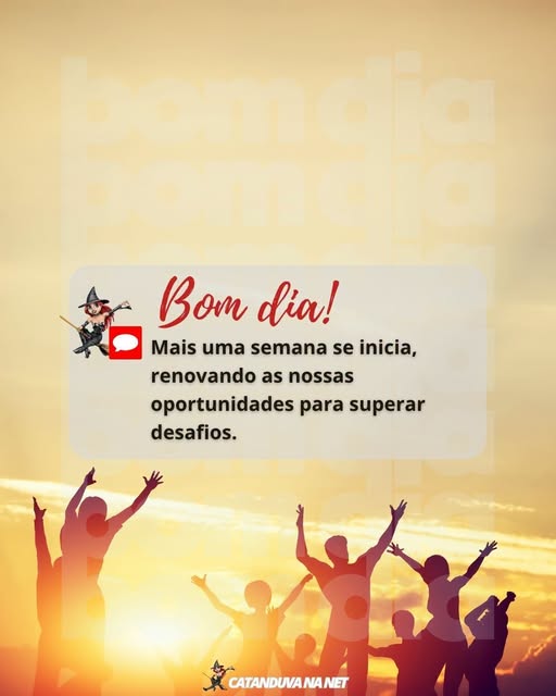 catanduvananet's tweet image. Mais uma semana se inicia, renovando as nossas oportunidades para superar desafios.

#bomdia #dia #semana
#catanduva #catanduvasp