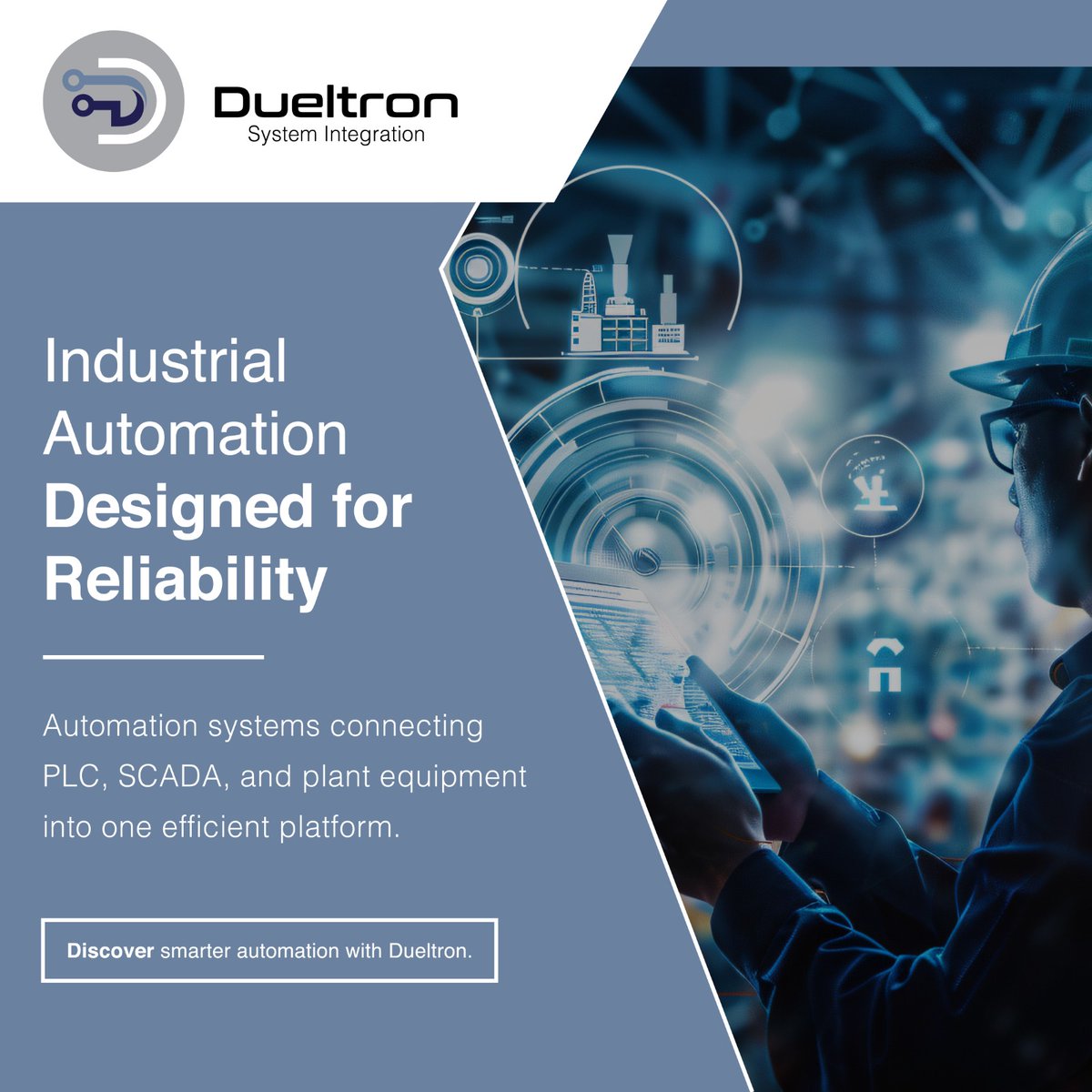 Dueltron1's tweet image. Industrial automation designed for reliability 

Connecting PLC, SCADA &amp;amp; plant systems into one efficient platform.

🌐 dueltron.co.za⁠

#IndustrialAutomation #SystemIntegration #SCADA #PLC #Dueltron