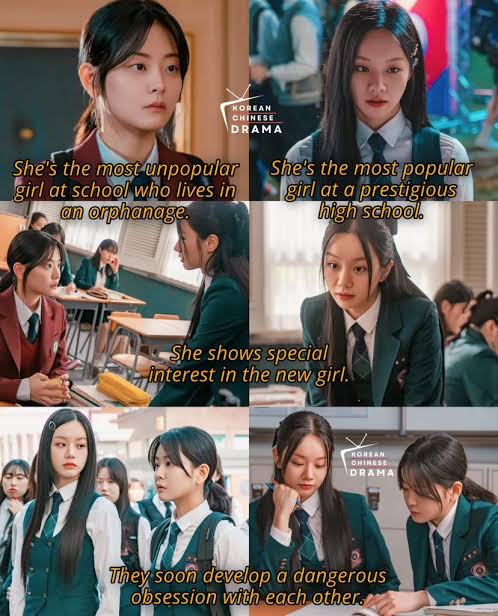 OneMoreScene's tweet photo. #FriendlyRivalry It follows an orphan who transfers to Chaehwa Girls High School,where she becomes entangled with the school's top student,The plot balances intense academic pressure with a dark mystery involving the suspicious death of Seul-gi father who was linked to the CSAT. https://t.co/zmA9G12cHW