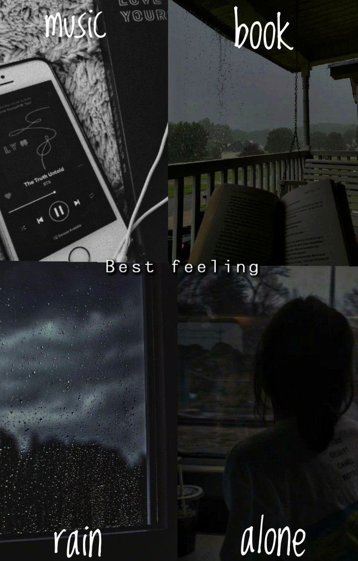 best feeling 🌧️🖤