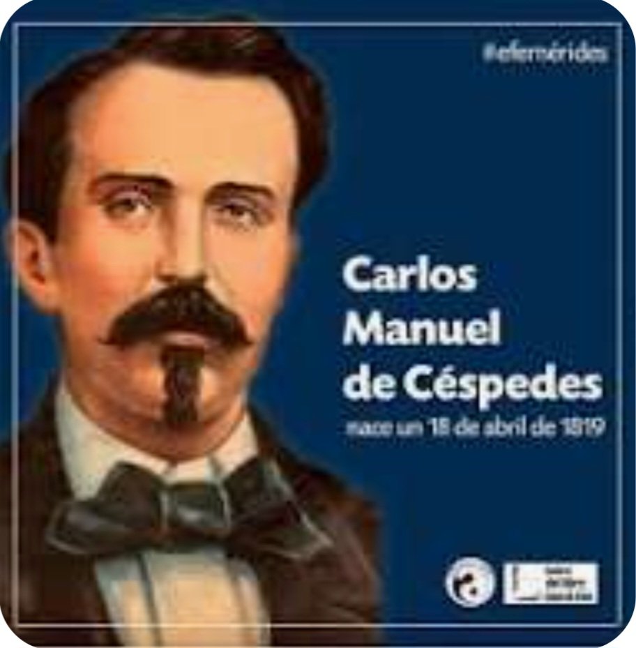 #CubaViveEnSuHistoria 
Un día como hoy 18 de abril de 1819, nace el Patriota y abogado cubano en Bayamo. Hombre de gran cultura, Carlos Manuel de Céspedes, el Padre de la Patria.
#EducaciónRíoCauto #EducaciónGranma <a href="/CubaMined/">MINED</a>