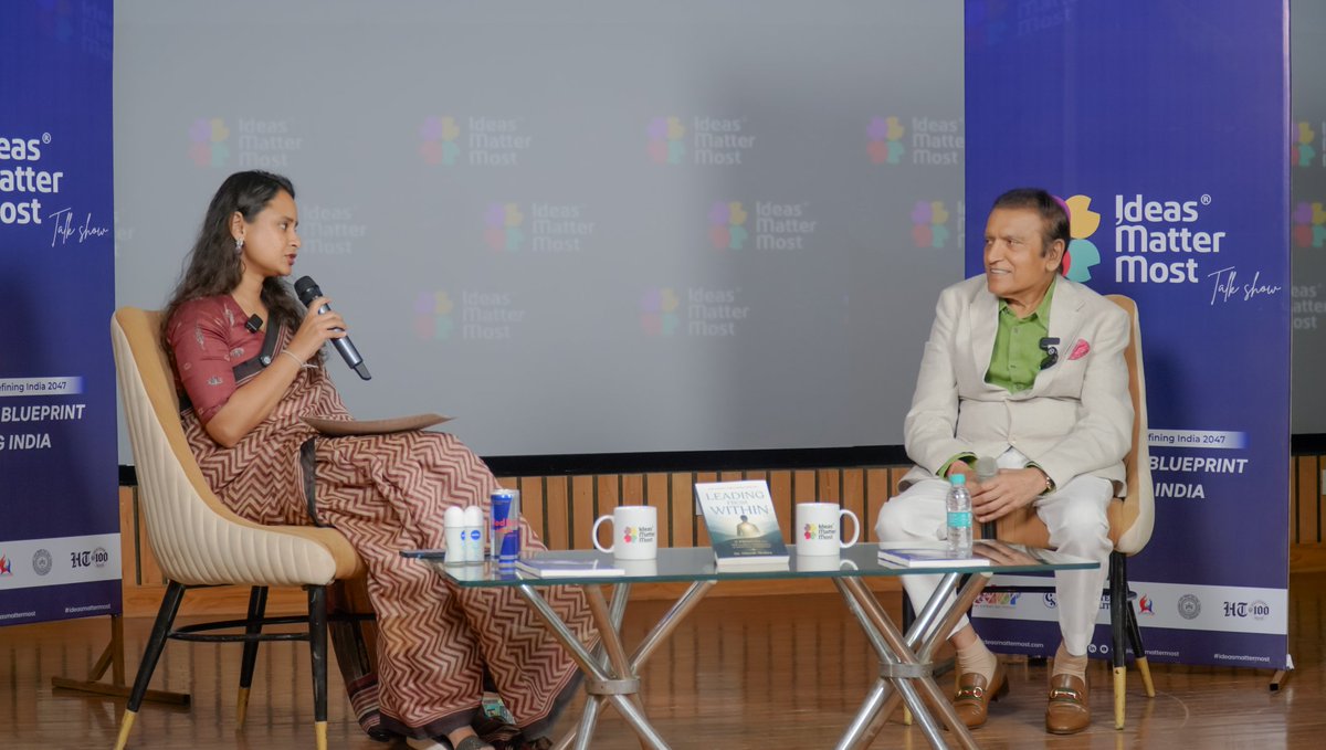 ShahraDinesh's tweet image. Great interacting with students at @IITKanpur  in association with @IdeasMatterMost.
We explored how #enterprise and #leadership can drive nation building. Purpose-led ideas create real impact.