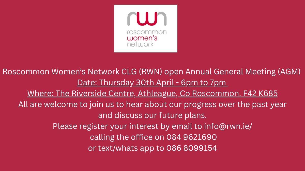 Roscommon Women's Network tweet media