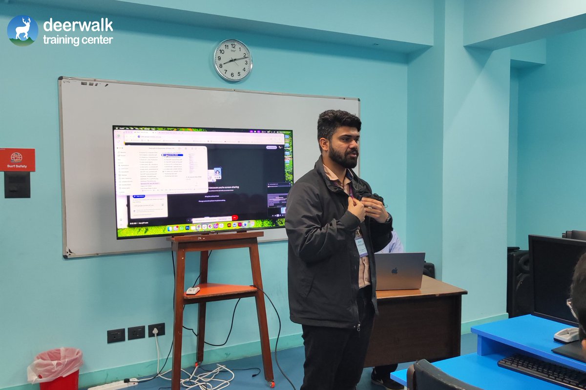 DeerwalkCenter's tweet image. 𝗛𝗼𝘄 𝘁𝗼 𝗟𝗲𝗮𝗿𝗻 𝘄𝗶𝘁𝗵 𝗔𝗜 𝘁𝗿𝗮𝗶𝗻𝗶𝗻𝗴 𝗵𝗮𝘀 𝗼𝗳𝗳𝗶𝗰𝗶𝗮𝗹𝗹𝘆 𝗯𝗲𝗴𝘂𝗻, 𝗮𝗻𝗱 𝘀𝘁𝘂𝗱𝗲𝗻𝘁𝘀 𝗮𝗿𝗲 𝗮𝗹𝗿𝗲𝗮𝗱𝘆 𝗲𝗻𝗲𝗿𝗴𝗶𝘇𝗲𝗱 𝗮𝗻𝗱 𝗲𝘅𝗰𝗶𝘁𝗲𝗱 𝘁𝗼 𝗲𝘅𝗽𝗹𝗼𝗿𝗲 𝘁𝗵𝗲 𝘄𝗼𝗿𝗹𝗱 𝗼𝗳 𝗔𝗜!

#deerwalktrainingcenter #AITraining