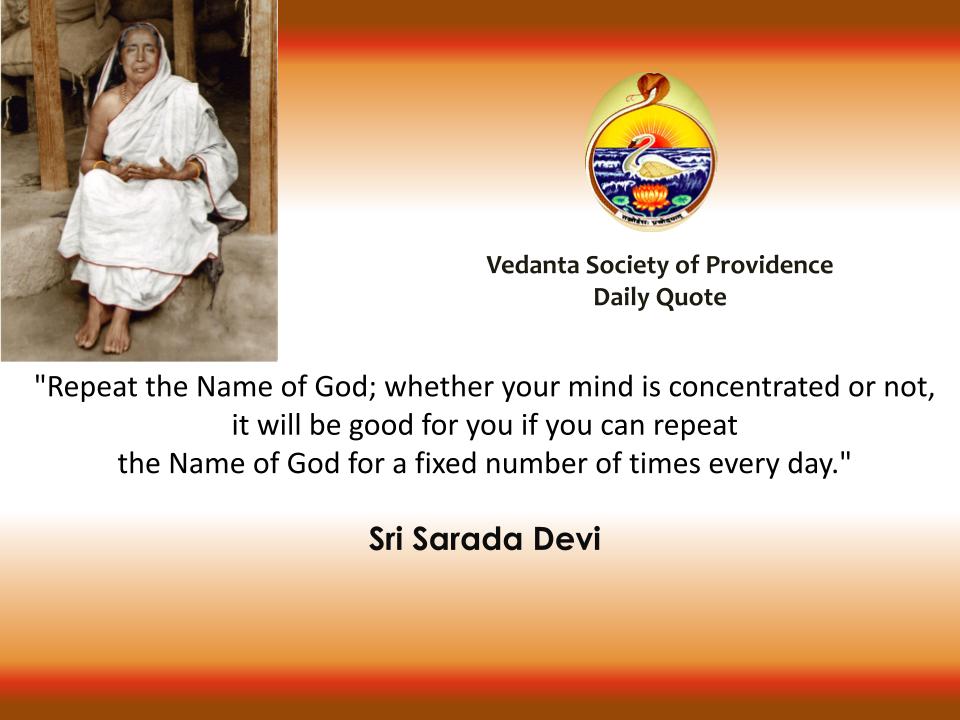 #Vedanta Society of #Providence Daily Quote: