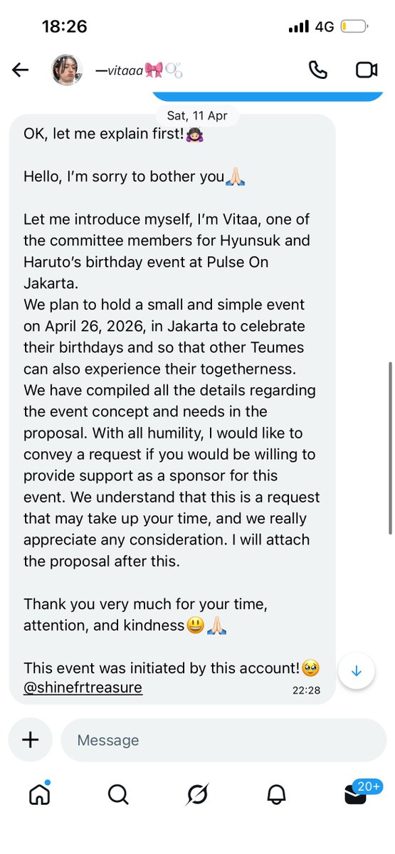 Wtf she dm me too asking for a donation? 😭 then i said no &amp; she ghosted me..im confused hahaha INA fan project but why you came to me? We’re not even moots?? 😭