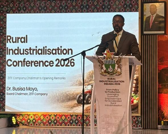 The  #ZITF2026 Chairman Dr Busisa Moyo says this year’s Zimbabwe International  Trade Fair is being held under the theme “Connected Economies,  Competitive Industries,” with 775 exhibitors taking part, including 49  foreign exhibitors from 31 countries. <a href="/ZITF1/">ZITF Company</a> <a href="/Min_of_IC/">Ministry of Industry and Commerce</a>