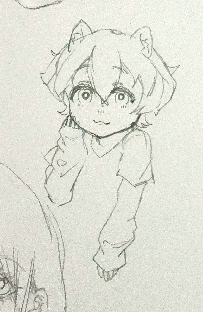Penguinbianye's tweet photo. 想转型当正太画师了。 https://t.co/XkvWZIbP1O