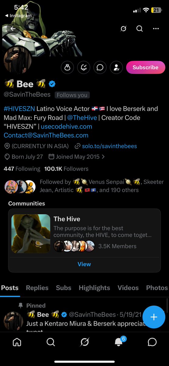 El Piña Papa 🐝 tweet media