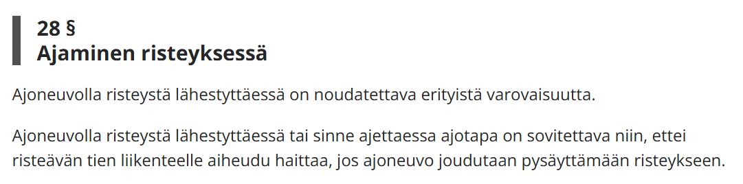 PoliisiHKallio's tweet photo. @JohannesHaikone Ajoneuvon kuljettajan on selvästi ja hyvissä ajoin osoitettava aikomus noudattaa väistämisvelvollisuutta nopeutta vähentämällä tai pysähtymällä.
Syyllisyyttä ei saa kääntymään pyöräilijän niskoille. Pyöräilijä näyttää vaadittavan suuntamerkin ja autoilija on väistämisvelvollinen. https://t.co/uk5DBkb5fd