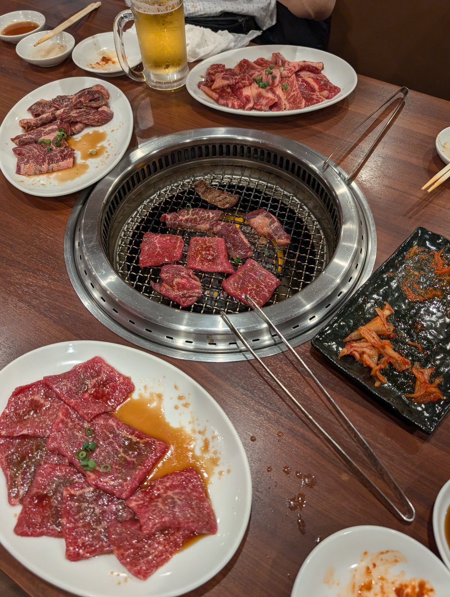 今晩は焼肉です。パワーを! 