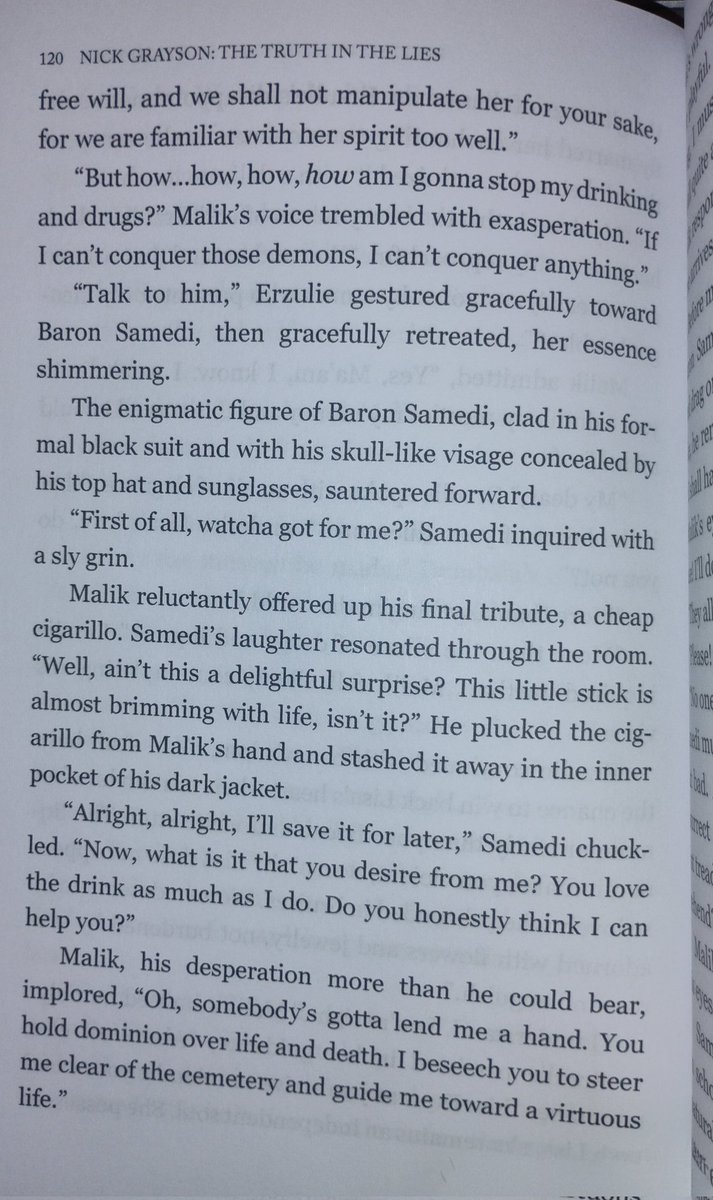 AndrewBuhman's tweet image. Be honest: If a book fell off the shelf and landed on this page, would you read the whole thing?

Buy me a coffee at ko-fi.com/AndrewAlanBuhm…

You can see all of my books so far at:
tinyurl.com/26vfjuht

#noir #DetectiveStory #NOLA #Voodoo #NoirThriller #authorsofx