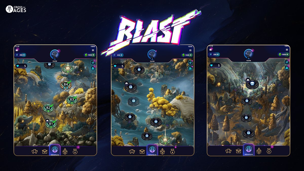 🚀 Act 2 is now live: Biome 5

A new chapter unfolds on Blast. Dive into Biome 5 and continue your journey with new challenges, tougher puzzles, and increasing difficulty as you progress.
You can now explore up to level 100!!!

The adventure goes further. Are you ready to reach