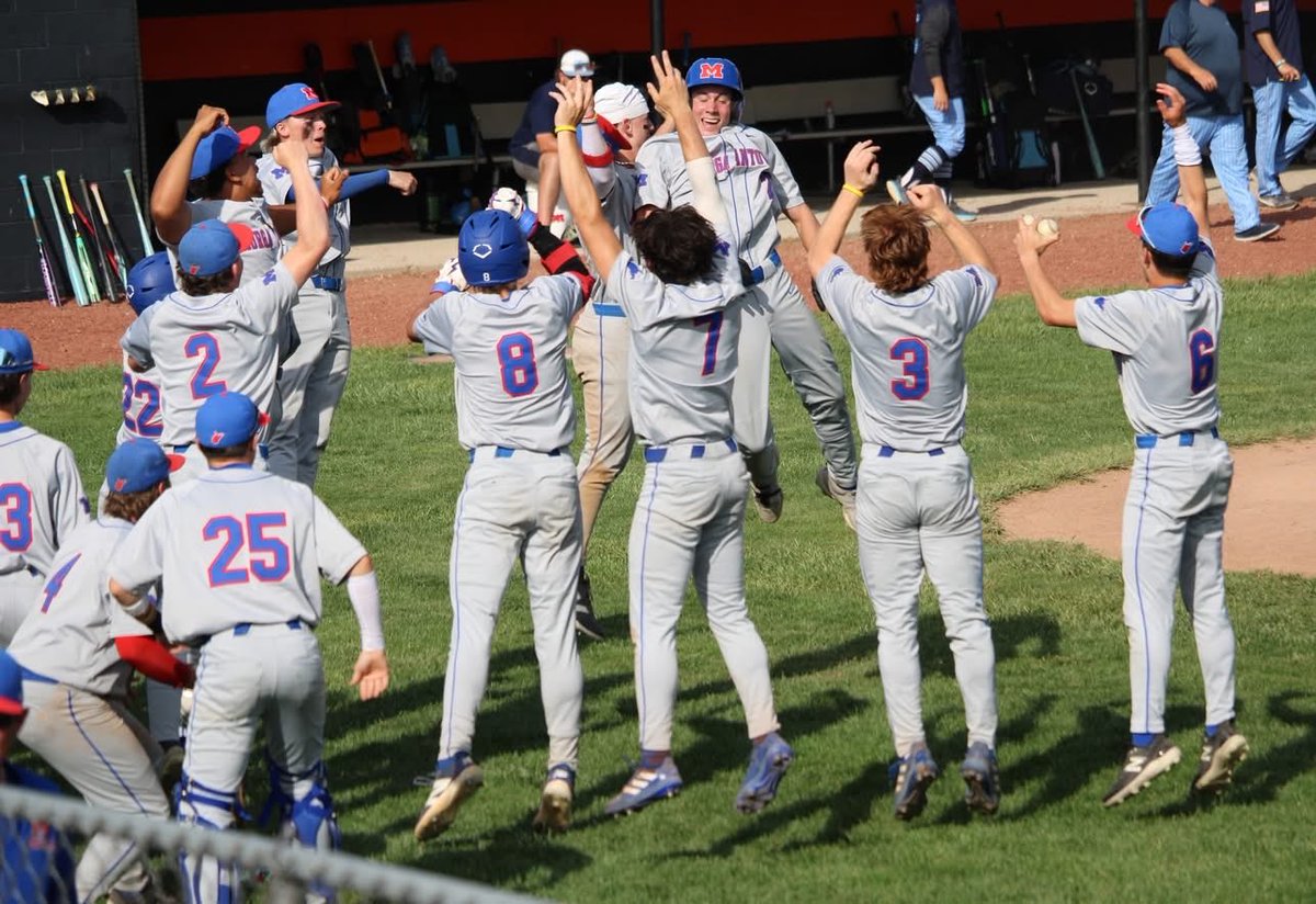 MohiganBaseball's tweet photo. Home Run Alert!
Jesse McCardle with a walk off home run to seal an 11-1 win in the bottom of the 6th inning against Philip Barbour on Friday! https://t.co/1cv8TJPNaZ
