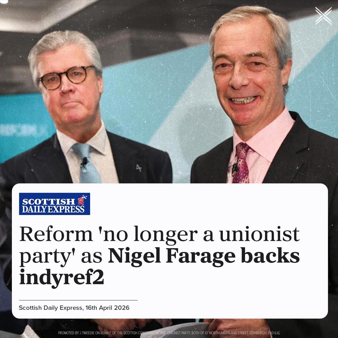 ThomasEvansAdur's tweet image. Don't forget in Scotland. If you vote for Farage. You are voting for #IndyRef2