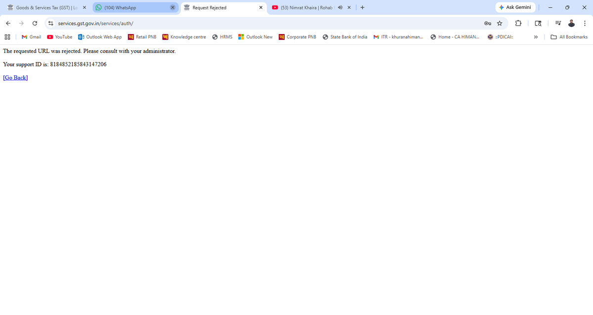 CA_Himanshu_01's tweet photo. GST portal working absolutely fine
#gst #Duedate #extendduedate https://t.co/0rhaHlrHTj