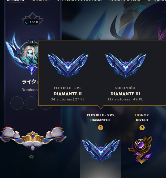 de dos wins para master a estar en el fondo de diamante, triste sin duda, lo di todo pero esto ya fue, gracias a todos por creer y perdón por tan poco
