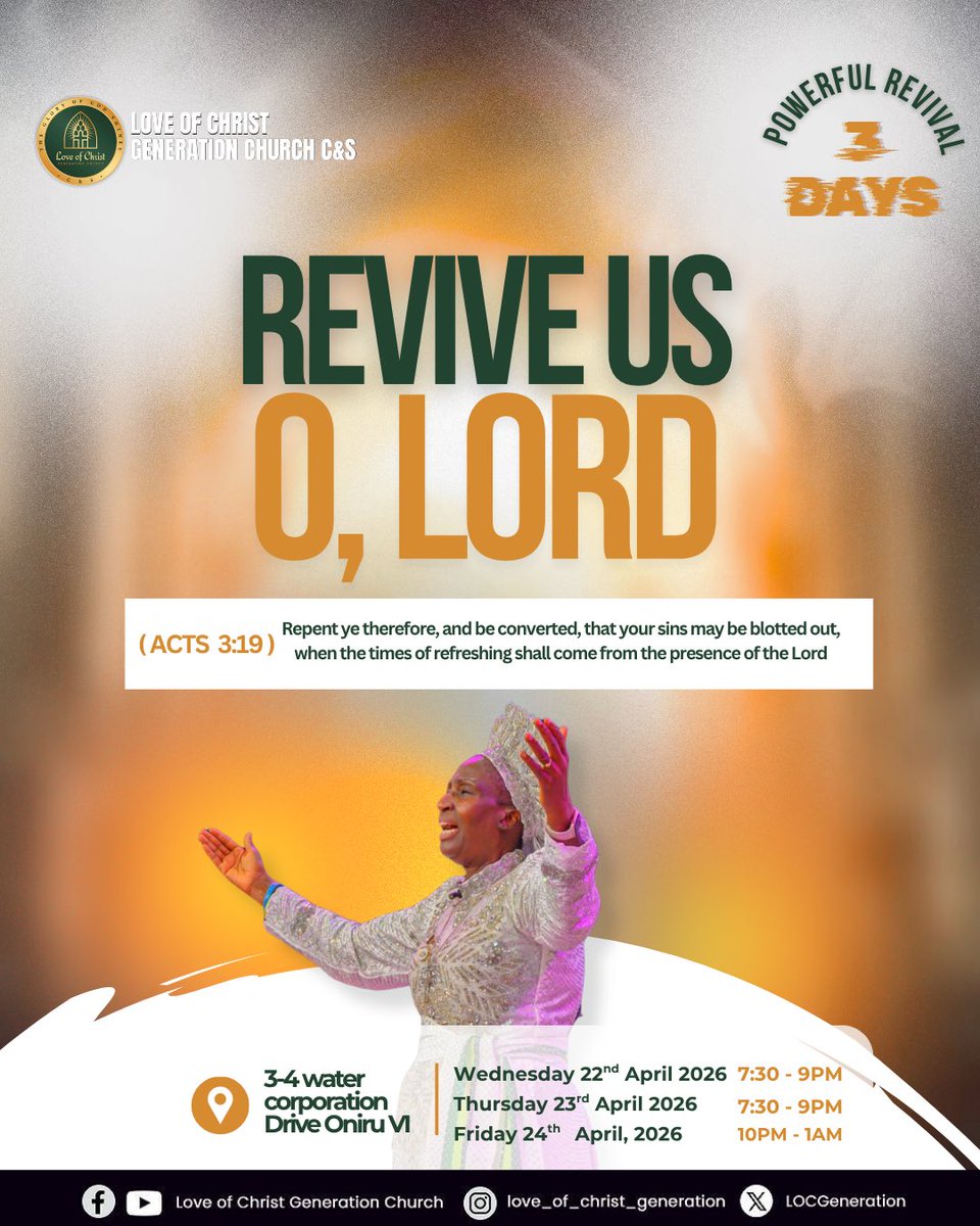 Love of Christ Generation Church C&S tweet media