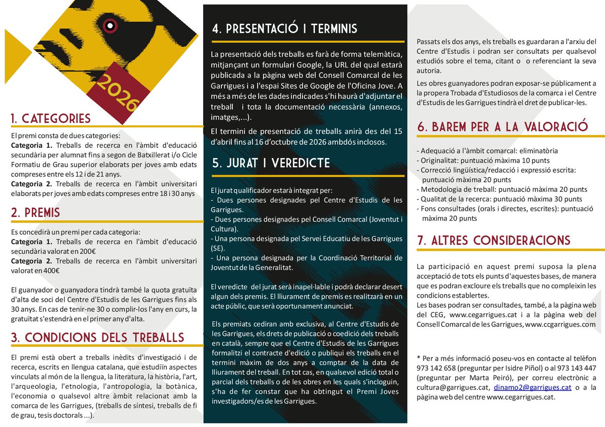 Consell Comarcal de les Garrigues tweet media
