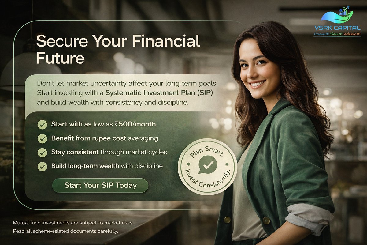 vsrkcapital's tweet image. 𝗖𝗼𝗻𝘀𝗶𝘀𝘁𝗲𝗻𝗰𝘆 𝗯𝘂𝗶𝗹𝗱𝘀 𝘄𝗵𝗮𝘁 𝘁𝗶𝗺𝗶𝗻𝗴 𝗻𝗲𝘃𝗲𝗿 𝗰𝗮𝗻. 

𝗦𝘁𝗮𝗿𝘁 𝘀𝗺𝗮𝗹𝗹, 𝘀𝘁𝗮𝘆 𝗰𝗼𝗻𝘀𝗶𝘀𝘁𝗲𝗻𝘁, 𝗮𝗻𝗱 𝗴𝗶𝘃𝗲 𝘆𝗼𝘂𝗿 𝗺𝗼𝗻𝗲𝘆 𝘁𝗵𝗲 𝘁𝗶𝗺𝗲 𝗶𝘁 𝗱𝗲𝘀𝗲𝗿𝘃𝗲𝘀 𝘁𝗼 𝗴𝗿𝗼𝘄.

#mutualfunds #sip #wealthcreation #longterminvesting