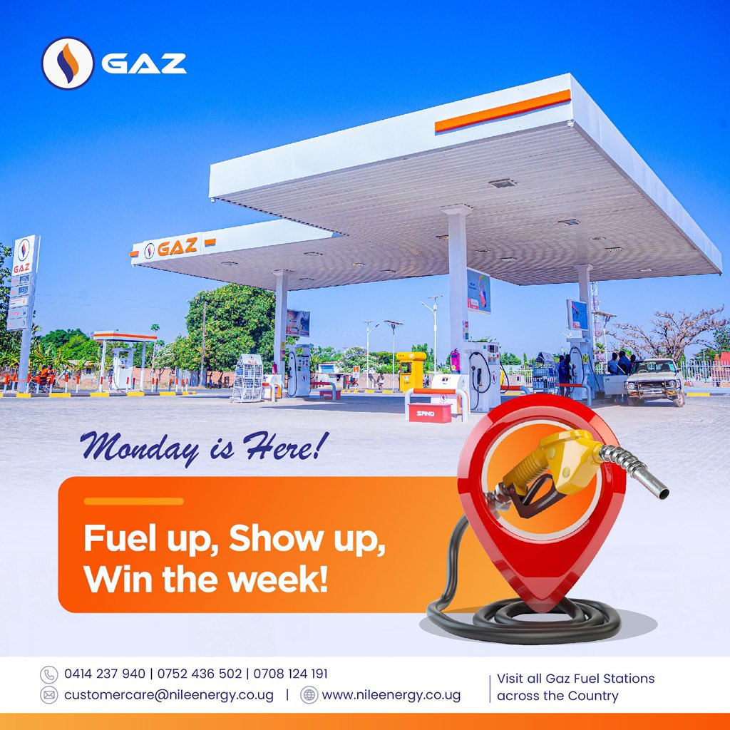 nileenergyltd's tweet photo. Hello Monday!
Full tank, Full focus, Full speed. Let’s crush this week! 💪
#NileEnergy #GazFuel #MondayVibes https://t.co/tO0SIsNBn9