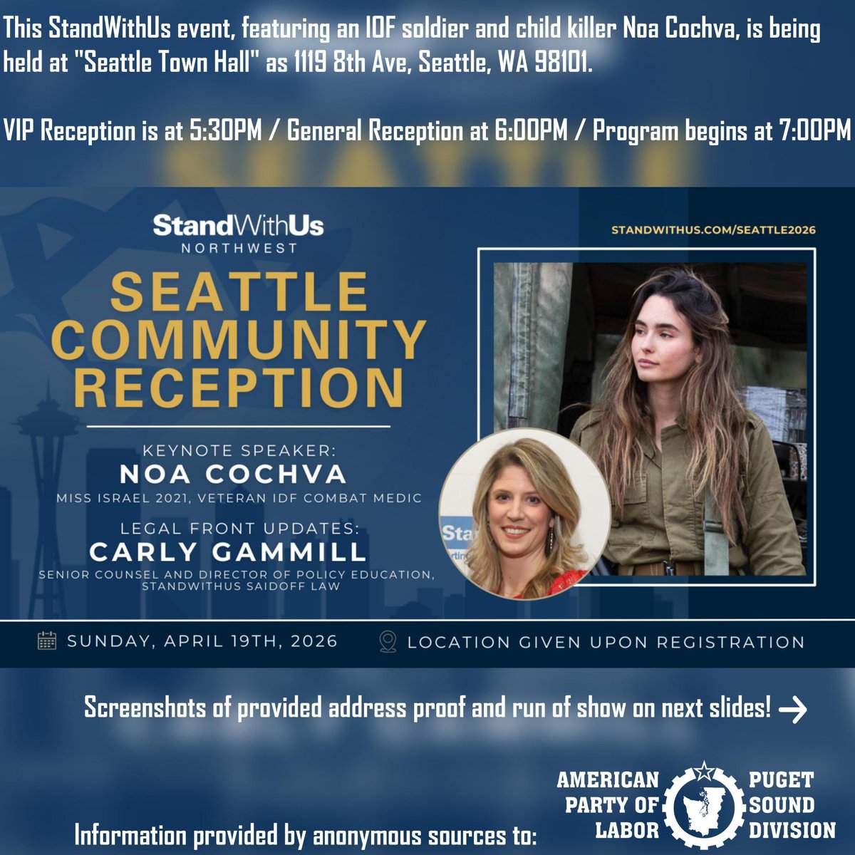 American Party of Labor Puget Sound tweet media