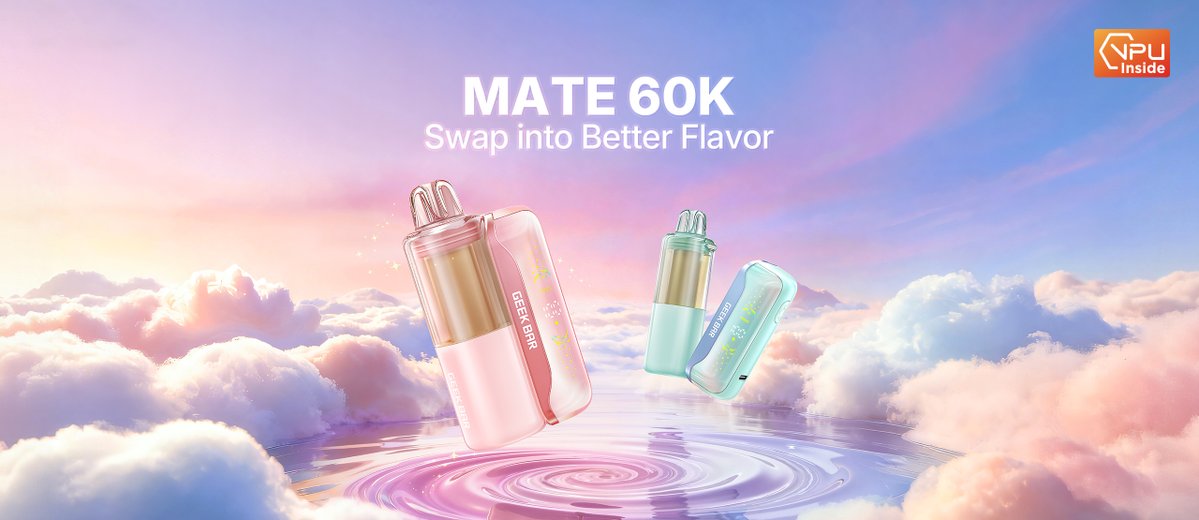 Aidenlvape's tweet image. Geekbar mate 60k disposable vape.
Swap into a better flavor.
#vape #disposablevape #geekbar #mate60k #oemvape #vapefactory #vapemanufacturer #privatelabel #wholesaleprice #goodprice