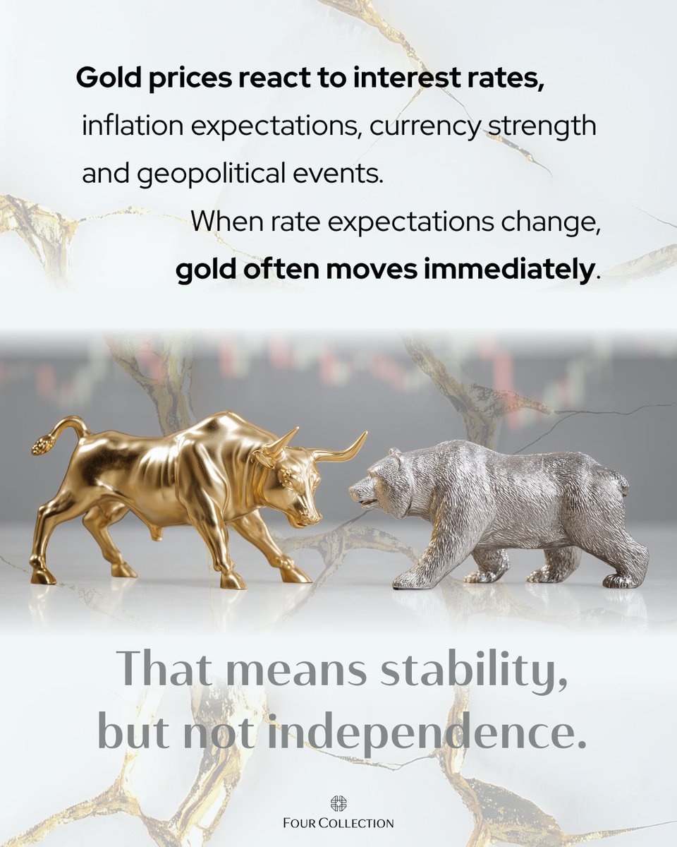 _FourCollection's tweet image. Gold reacts to macro forces while true long term value is built through structural scarcity seen in natural diamonds.

⎍ Scarcity defines stability

#Diamond #DiamondInvestment #Blockchain #Crypto #FourCollection