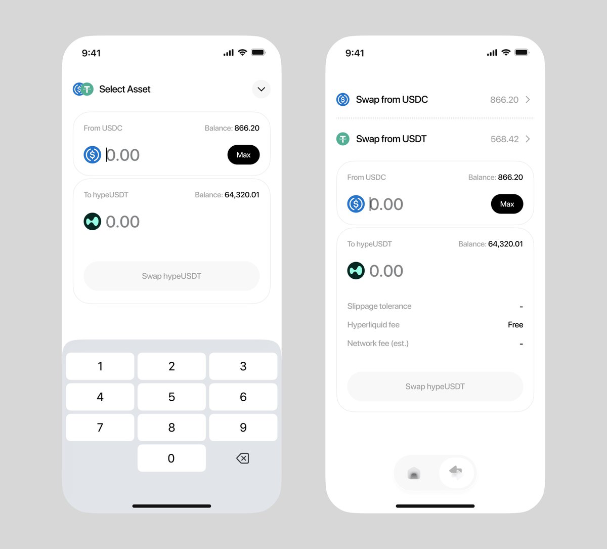 Gm, we are making lots of money this week.

A design for swapping your crypto asset