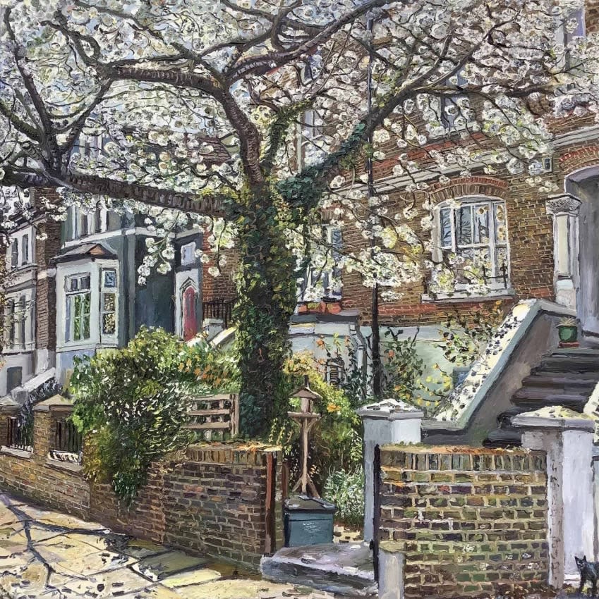 Paintings of London tweet media