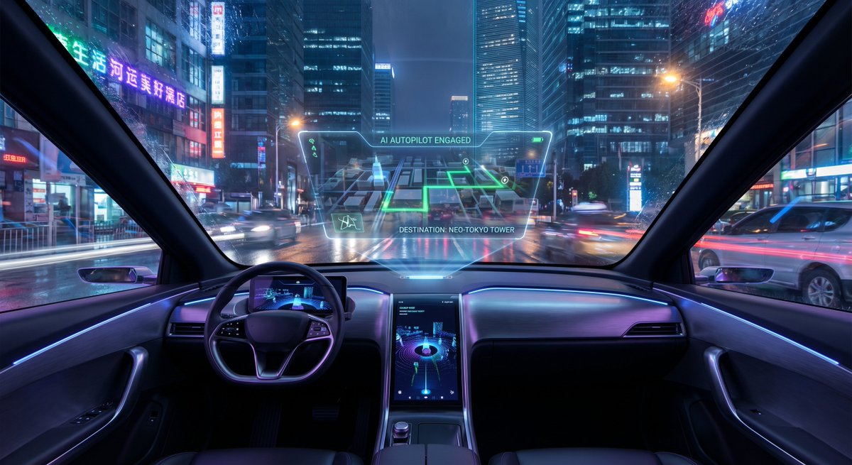 linda2252650515's tweet image. 🚗 Autonomy redefined! Our AI-powered vehicles see everything with 360° LIDAR vision and make split-second decisions to keep you safe. Welcome to the driverless future. #AI #AutonomousDriving #SafetyFirst