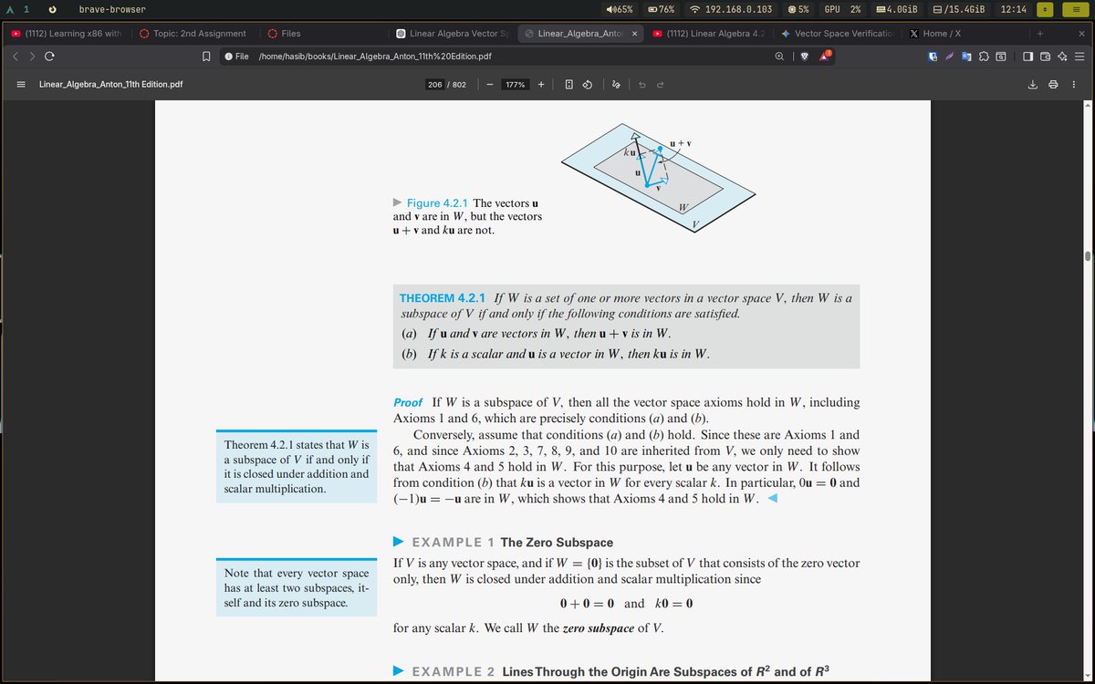 ShamimalazadHa1's tweet photo. u and v are in W space, but my brain is in another dimension... 🌌

- Linear algebra is the final boss of this semester so far😞

cse grind continues #LinearAlgebra #CSE #VectorSpaces https://t.co/g2PXkrBR8R
