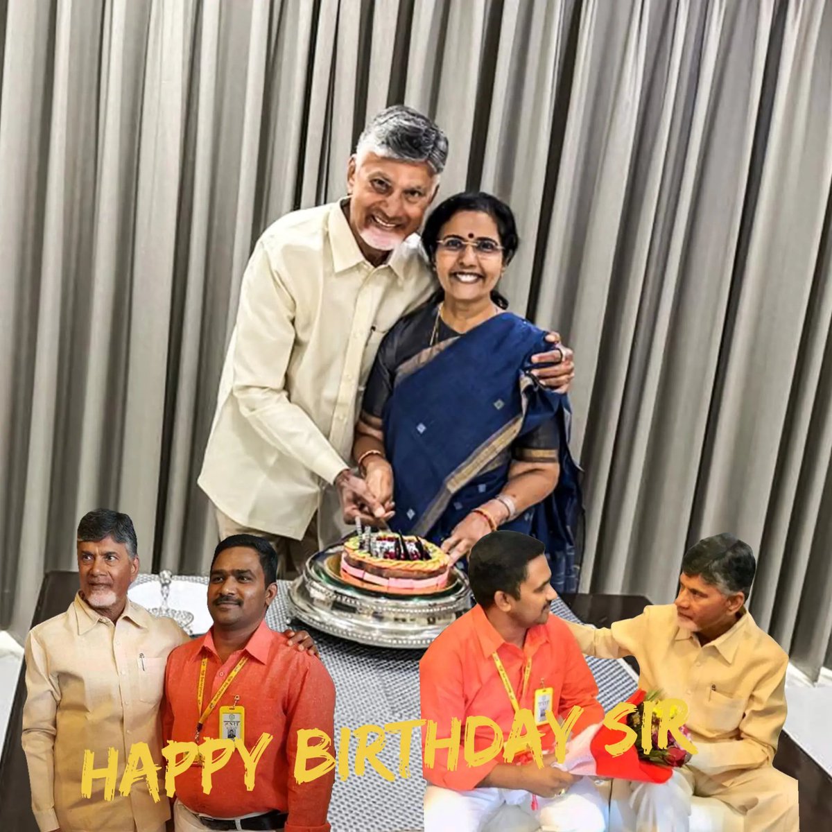 Eswarnaidutdp's tweet photo. Happy Birthday sir 🎂🎉🎊❤️❤️❤️
#JaiNaraLokesh
#TDP_Kuwait
#HBDOneAndOnlyCBN
#happybirthday https://t.co/yuyibfhOao