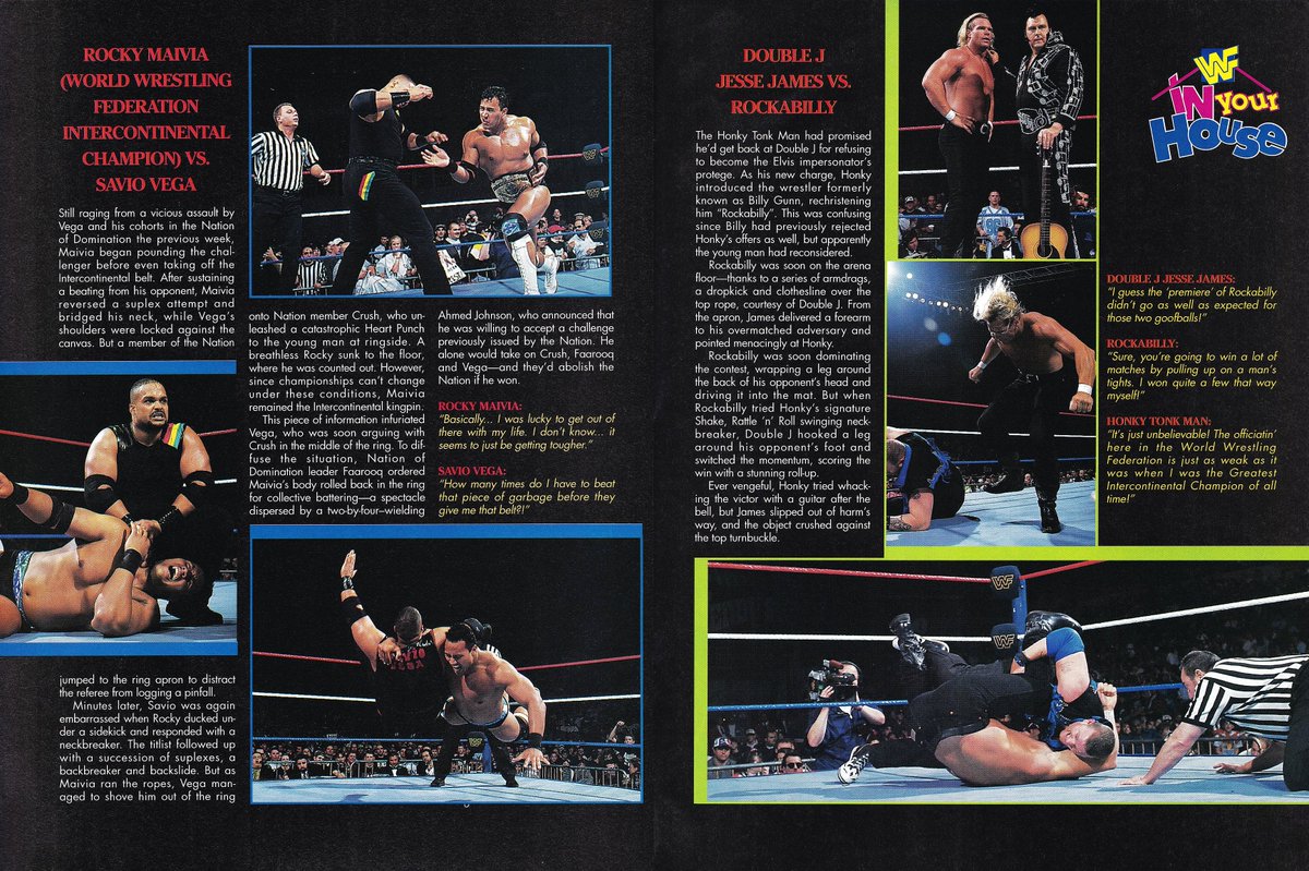 WWFWrestling1's tweet image. In Your House : Revenge of the 'Taker report from WWF magazine. 📰🏡 @KeithEGreenberg #WWF #WWE #Wrestling #InYourHouse