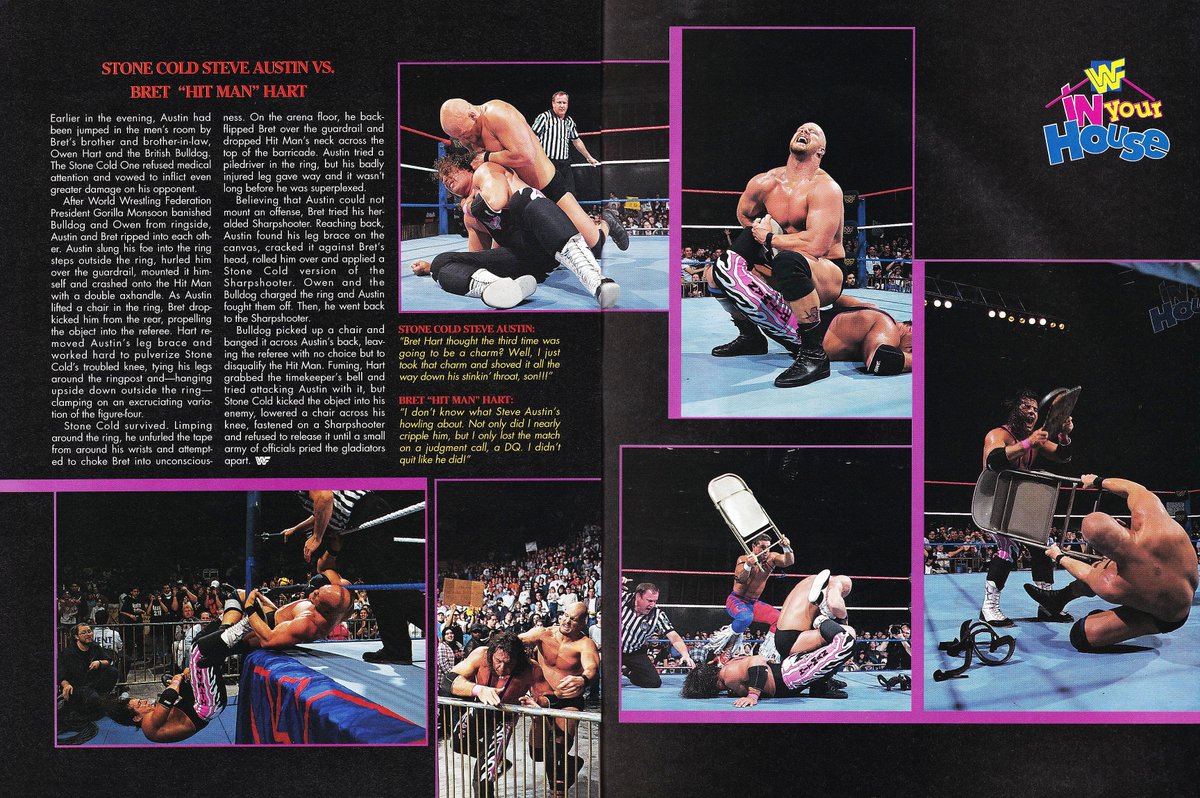 WWFWrestling1's tweet image. In Your House : Revenge of the 'Taker report from WWF magazine. 📰🏡 @KeithEGreenberg #WWF #WWE #Wrestling #InYourHouse