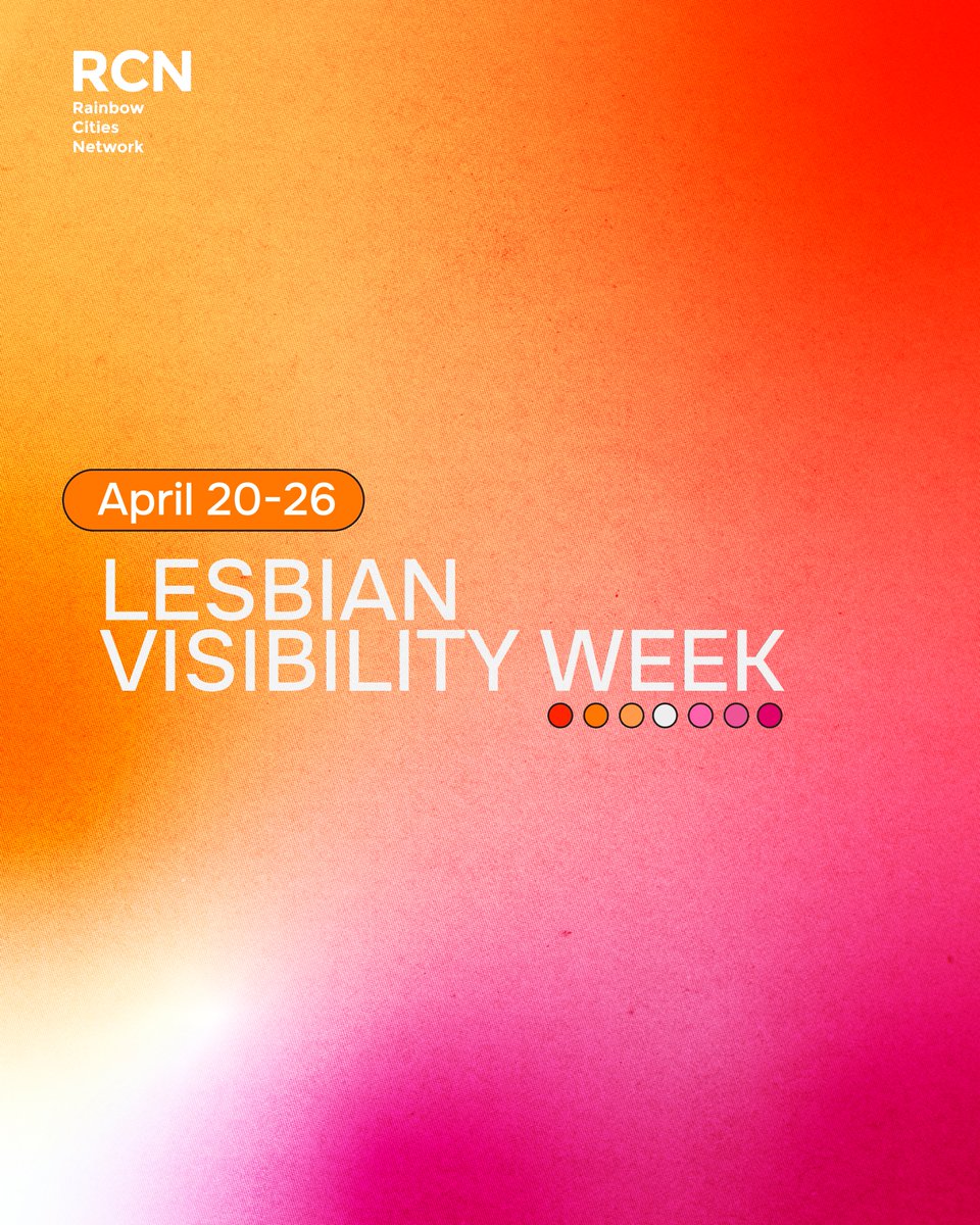 RainbowcitiesO's tweet photo. This week, we celebrate Lesbian Visibility Week. It’s a time to honor the stories, resilience, joy, and contributions of lesbian women everywhere — past and present.
Here’s to strength, love, and visibility — this week and every week.
#LesbianVisibilityWeek #RainbowCitiesNetwork https://t.co/4GXjbNg3eA