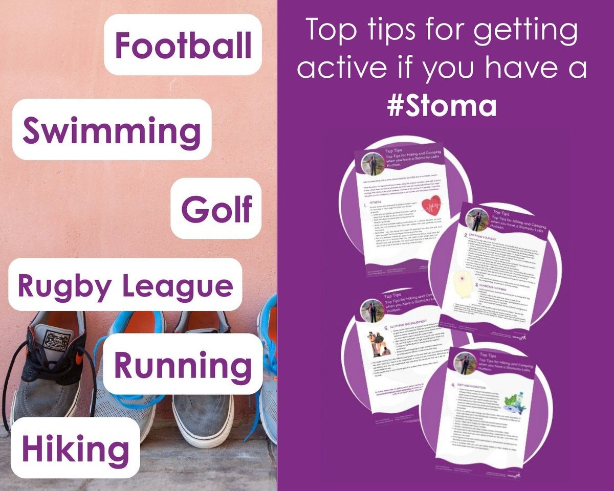 ColostomyUK's tweet image. If you're thinking of taking up a new sport but are looking for inspiration, why not check out our top tips! The series currently includes #Football #Swimming #RugbyLeague #Running and #Hiking and they can be viewed on our website: ow.ly/vLvH50YgYvK #Stoma #StomaAware