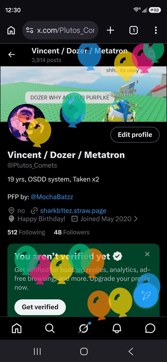 Vincent / Dozer / Metatron (@Plutos_Comets) / Posts / X