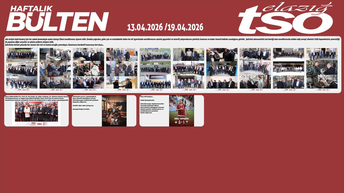 Elazığ TSO tweet media