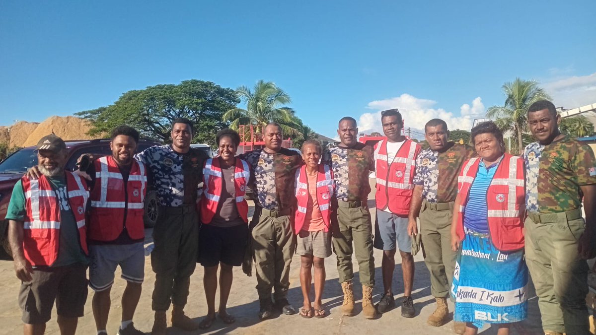 utotelic's tweet photo. Post TC Vaianu Assessment, Food ration and NFI distribution to all 36 villages in Yasawa with this team 🫶🏽 what an experience! What a week! 🌺 https://t.co/nXL4lTwDpC