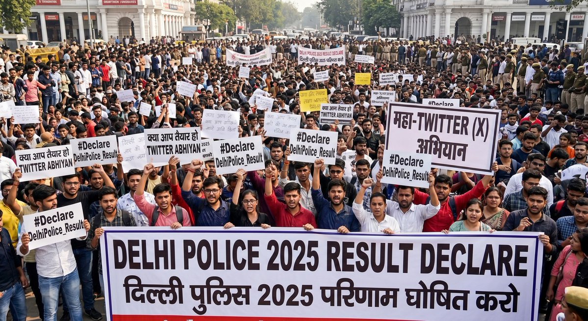 #Declare_DelhiPolice_Result

दिल्ली पुलिस कॉन्स्टेबल 2025 का रिज़ल्ट अभी तक जारी नहीं हुआ।
महीनों से उम्मीदवार सिर्फ “इंतजार” कर रहे हैं।

क्या छात्रों का भविष्य भी ऐसे ही pending रहेगा?
कृपया जल्द से जल्द रिज़ल्ट जारी करें,
ताकि बच्चे अपने career की सही योजना बना सकें।
<a href="/SSC_GoI/">SSC_GoI</a>
