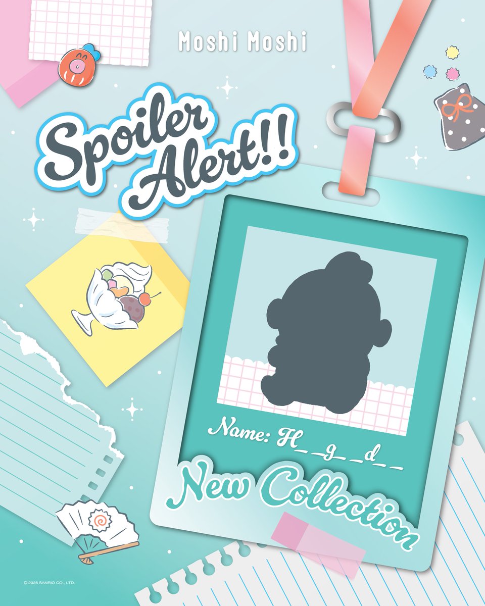 MoshiMoshiTH's tweet image. 💙 Can you crack the cuteness code? 🕵️‍♀️✨​
​
สาวก Sanrio  ลองทายจาก “เงา” นี้ดูซิ 👀 ว่าคาแรคเตอร์ไหนกำลังจะขนทัพความน่ารักบุกที่ Moshi Moshi 🌈​

บอกเลยว่าคอลใหม่ครั้งนี้ น่ารักทุกไอเทมแน่นอนนน~ 🐟🐙​
​
#MoshiMoshi #โมชิโมชิ #NewCollection #Sanrio