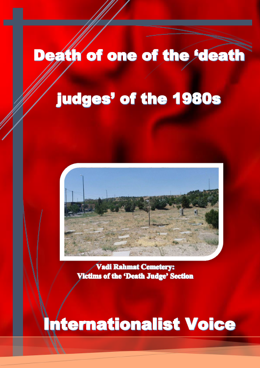 int_voice's tweet photo. Death of one of the ‘death judges’ of the 1980s

The disgraceful history of the Islamic bourgeoisie is a history soaked in blood; a system born in blood and consolidated through the orchestration of bloodbaths. This regime has not only been founded upon the systematic suppress... https://t.co/FqFXivo0VM