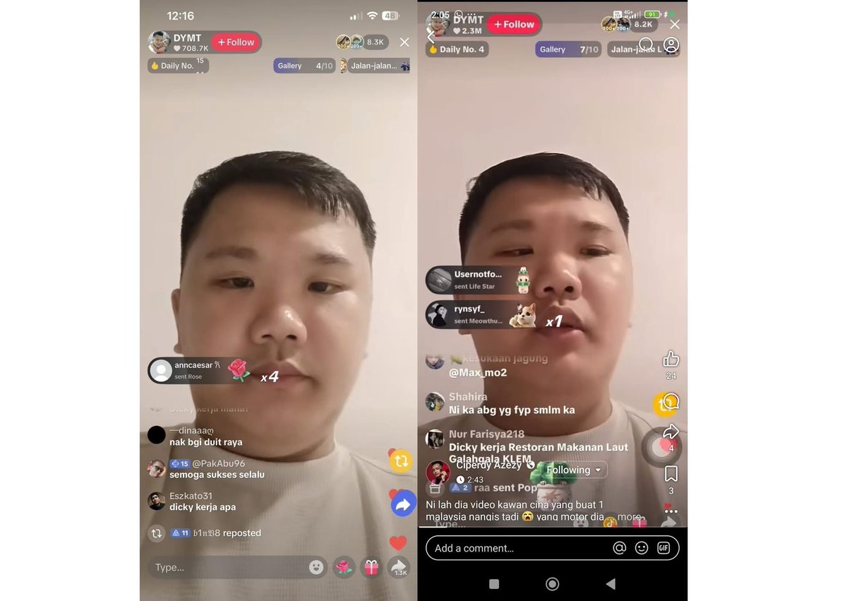 Kisah yang ringkas, tapi membekas sampai ke lubuk hati yang paling dalam.🤍

Ini Dicky - pemuda Cina yang dibantu abang Minyak Hitam Jalanan. Kerja di restoran halal, cari rezeki macam kita semua. 

Beliau seorang bapa Tunggal berasal dari Tawau, Sabah dan kerja restoran di KL