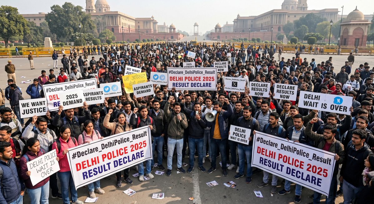 Delhi Police परिणाम में हो रही देरी के कारण अभ्यर्थियों के मन में परीक्षा की पारदर्शिता और सुचिता को लेकर विभिन्न प्रकार के संदेह उत्पन्न हो रहे हैं। यह स्थिति उनके आत्मविश्वास को प्रभावित कर रही है।

#Declare_DelhiPolice_Result
<a href="/HMOIndia/">गृहमंत्री कार्यालय, HMO India</a>
<a href="/DoPTGoI/">DoPT</a>
<a href="/SSC_GoI/">SSC_GoI</a>