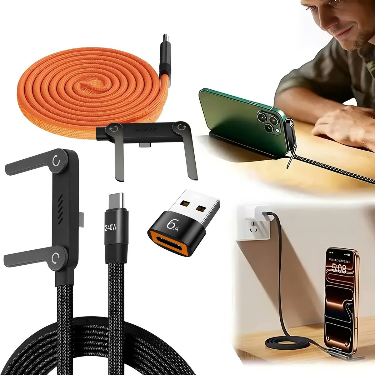 OfertacularRL's tweet image. 🟠 Cable USB Carga Rápida

✅ AHORA 4.49€ € ✔️🟡
❌ Antes 11.81

🛒: 🔵 En Telegram ➖ bit.ly/4tH9bHP
🛒: 🟢 En Whatsapp ➖ bit.ly/4rrYmrl

#chollos #telegram #aliexpress #errordeprecio