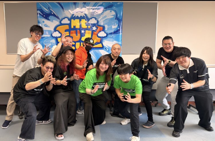 また優勝出来ず。 富士山登頂失敗。 #9号目の女