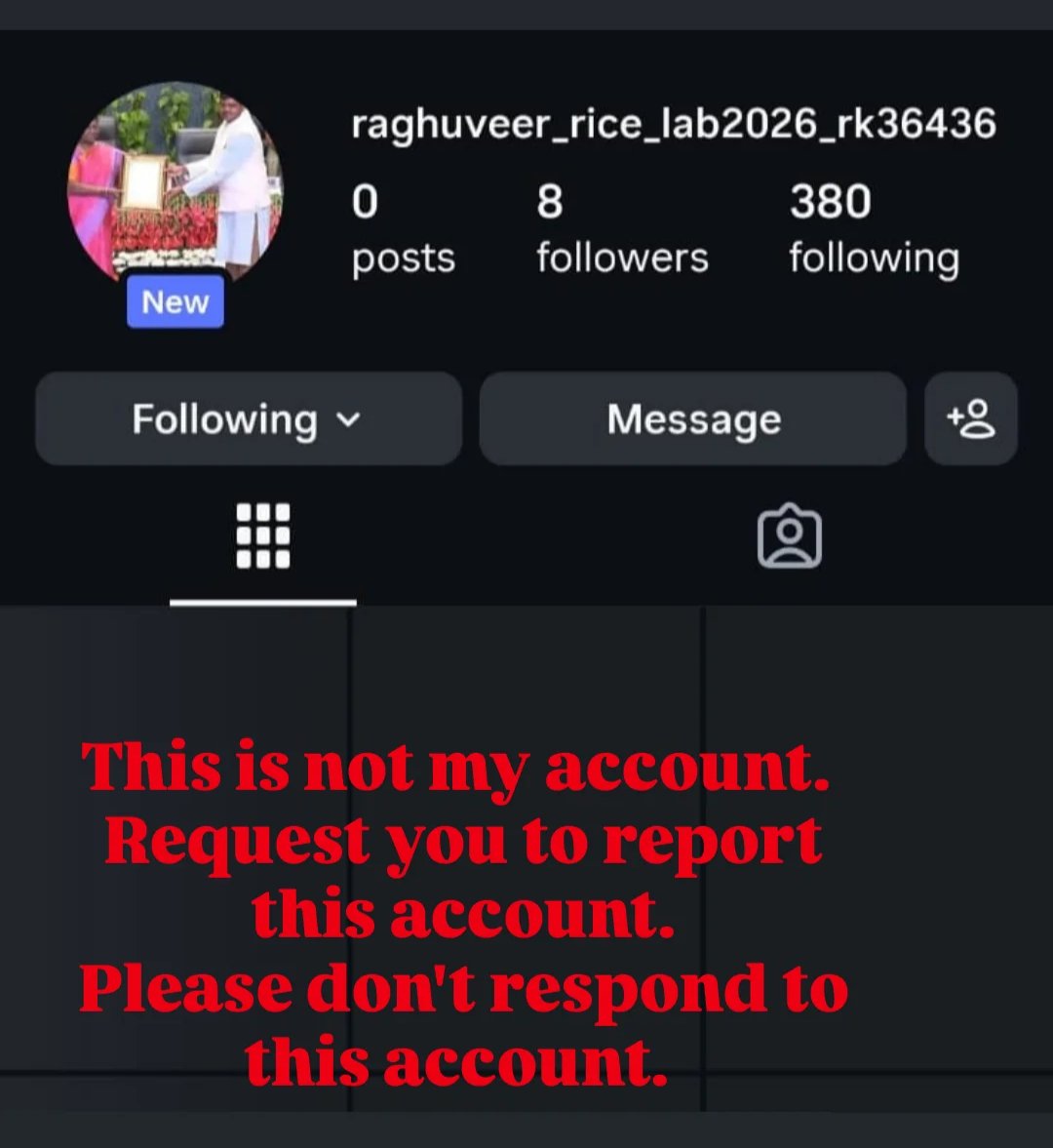 Raghuveer204's tweet photo. Someone created fake account on my name. Request you to 'report' this fake account and don't respond.

ఇది నా అకౌంట్ కాదు, దయచేసి దీనిని (Report) రిపోర్ట్ కొట్టండి. https://t.co/4A7U5ASuJO