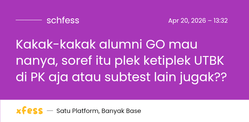 Schoolfess tweet media